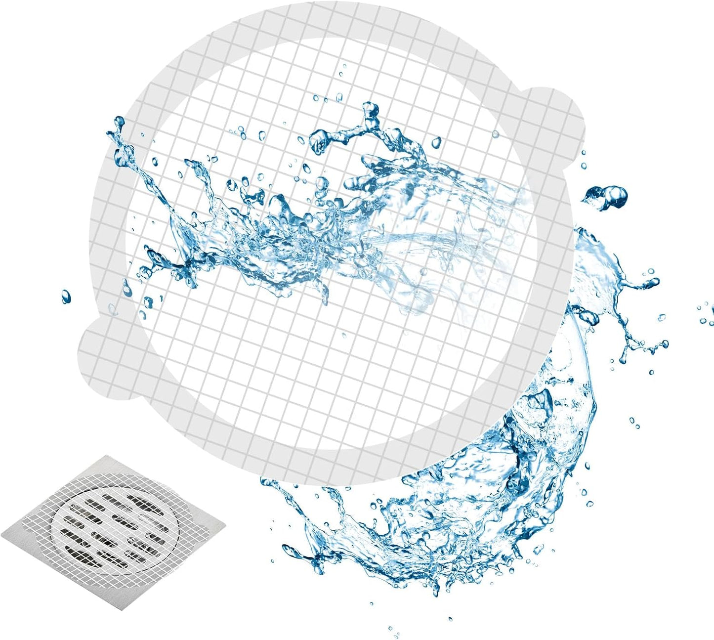 50Pcs Disposable Mesh Drain Stickers For Bathroom, Kitchen Sink, Washing Basin