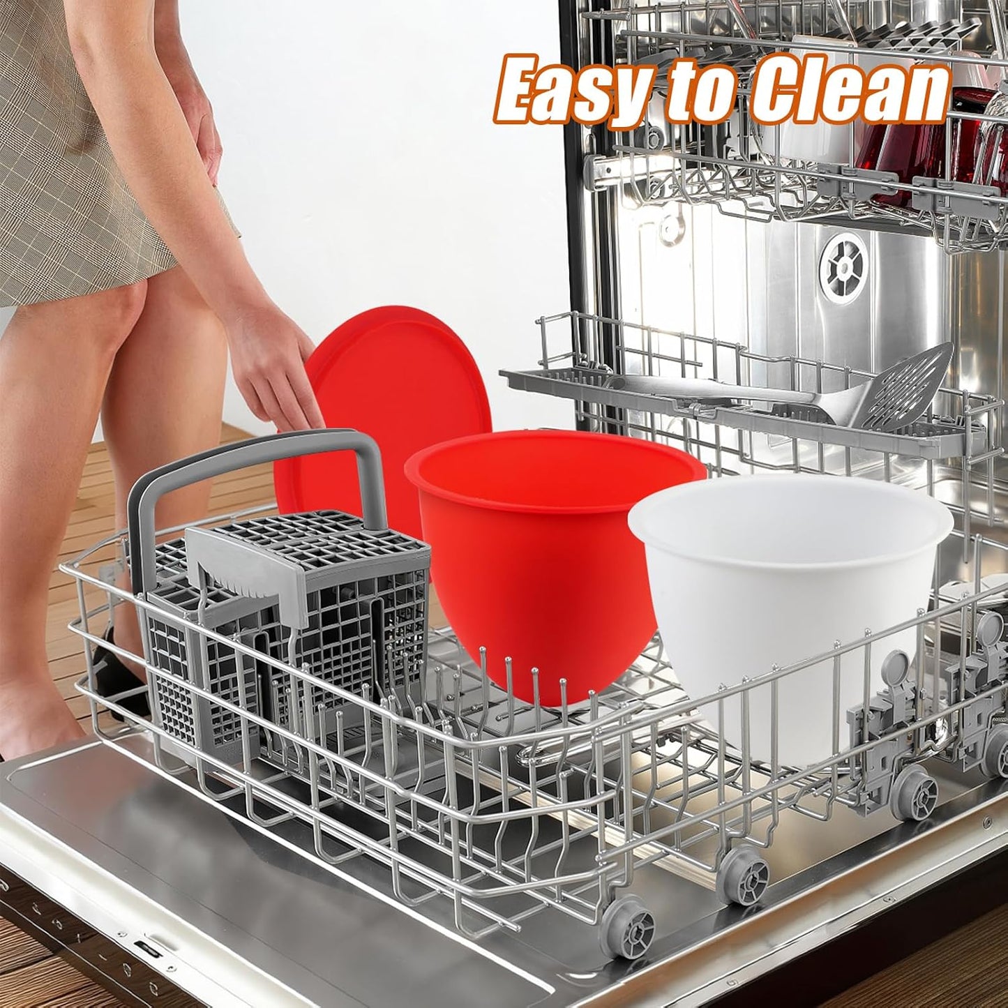 Silicone Bowl Liners for 5 Qt KitchenAid Mixers(3 pcs)