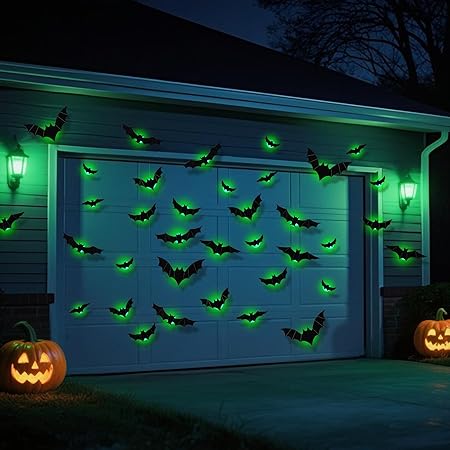 3D LED Bats Wall Decor,36 Pcs